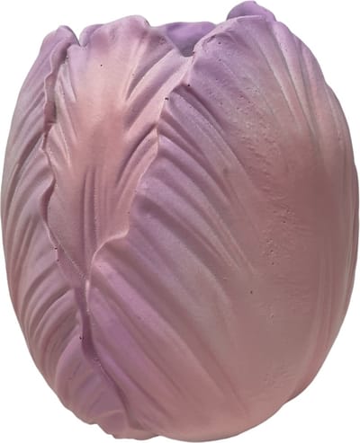 Toulon Burning Flame pink pastel vaas, tulpenvaas 11x11x12 cm nr 1.