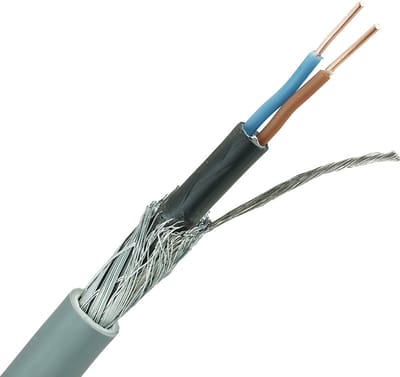 YMvK-as grondkabel 2x1.5 per rol 100 meter