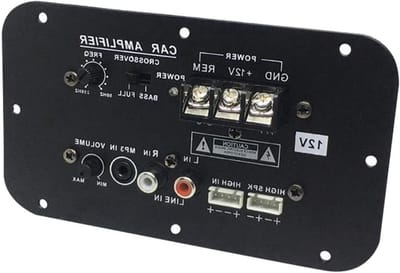 Subwoofer Versterker - Bass Board - Muziek Geluid - Hoge Power Output - DC 12V - Zwart