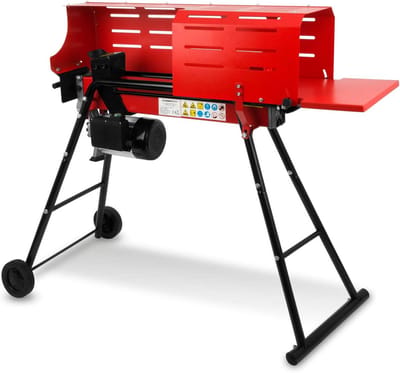 Houtklover Elektrisch - Brandhout Splijter - Efficiënt Brandhout Maken - 7 Ton Splijtkracht - Max 52cm Lengte - Groen
