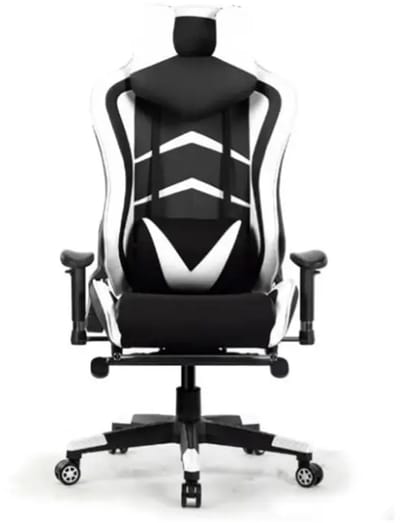 Gaming chair wit-zwart