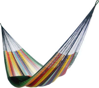 Handgemaakte Yucatan Hangmat - Tropisch Veelkleurig, Huwelijksmaat met Geweldige Comfort en Kwaliteit
