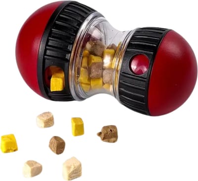 Livano Honden Speelgoed - Hond - Speelgoed - Dog Toy - Hondenpuzzel - Snacks - Rood