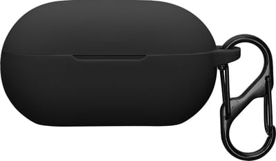 kwmobile cover voor oordopjes case - geschikt voor Beats Solo Buds - Trendy beschermhoes draadloze oordopjes in zwart