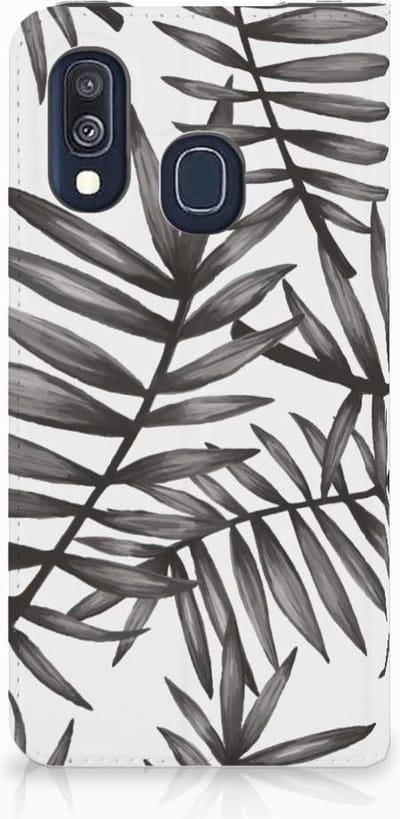 Samsung Galaxy A40 Smart Cover Leaves Grey