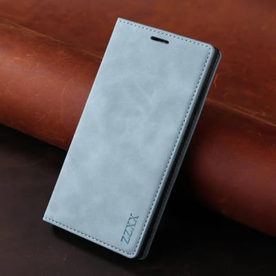 Portemonnee Magnetische Flip Lederen Hoesje Voor Samsung Galaxy A02s A03 A04s A10 A11 A12 A20 A21s A22 A23 A31 A32 A33 5G A50s A51 A52 A71 Galaxy A31 lichtblauwe kleur