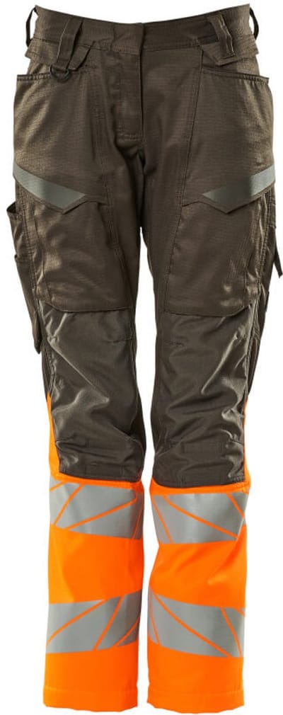 Mascot Accelerate Safe Broek met kniezakken 19678-236 - donkerantraciet/hi-vis oranje - C36 - 76
