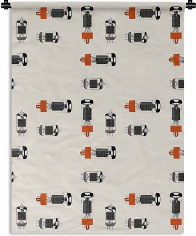 Wandkleed - Wanddoek - Vintage - Lamp - Patronen - 150x200 cm - Wandtapijt