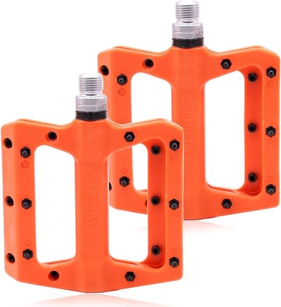 Fietspedalen voor Racefietsen en Mountainbikes, Lichtgewicht Nylon Fiber 9/16 Inch, Geschikt voor BMX en MTB