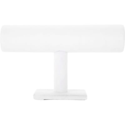 Sieraden T-Bar Standaard Show Houder Horloge Armband Display Organizer Rek Houder white