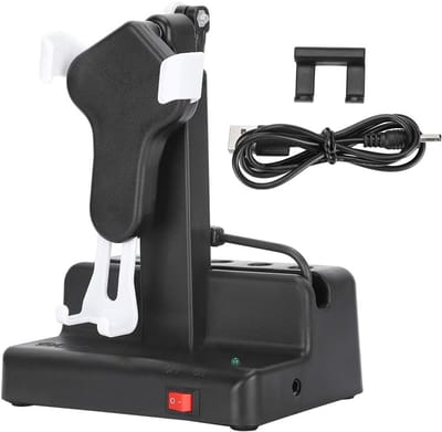Automatische Mobiele Telefoon Shaker - Links Rechts Swing - Stappen Teller - Mobiele Pedometer 6.1 X 4.6 Inch - Pareltint Wit