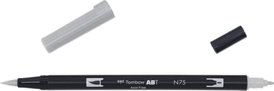 Tombow Brush pen - ABT N75 - Dual Brushpen - Cool gray 3 - Grijs