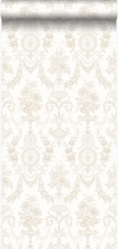 Origin Wallcoverings behang ornamenten wit - 53 cm x 10.05 m - 326134