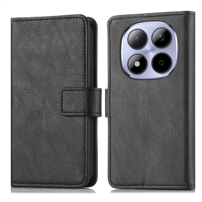 imoshion Hoesje - Geschikt voor Xiaomi Redmi Note 15 Pro Plus (5G) - Luxe Bookcase - Zwart