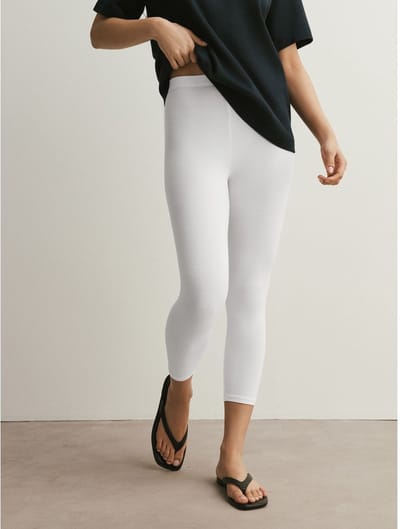 Next - Dames - Halflange legging - Geel