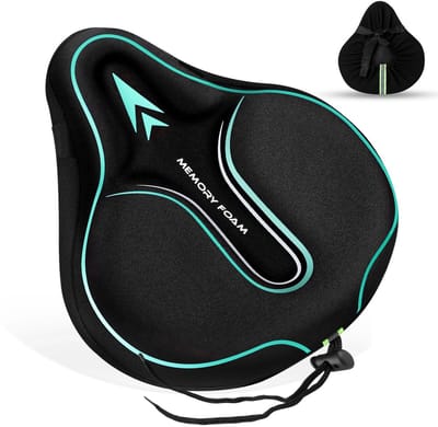 Dailygoods- Fietszadelhoes Gevoerd - Fietszadelhoes Waterdicht - Fietszadel Heren/Dames - Fietszadelhoes met Gel - Antislip - Ademend Lycra - Fietskussen