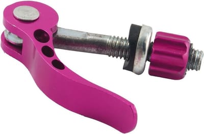 Zadelpen Klembout - Fietsonderdeel Snelspanner - Zadelhoogte Verstellen - Gereedschapsloos Verstelbaar - 7 x 6.5 cm - Amarant