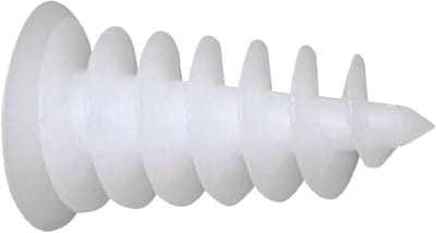 Isolatiepluggen voor piepschuim met schroeven wit 40 stuks
