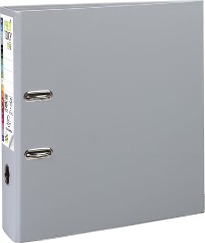 Exacompta 10x Prem'Touch® PP Ordner met hefboom - Rug 80mm - A4 maxi - Donkergrijs - 53354E