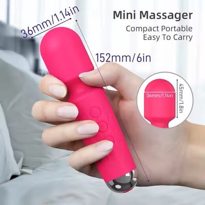 Vibrator – 10 Vibratiestanden – USB Oplaadbaar – IPX6 Waterdicht – Zwart of Roze – 16 cm