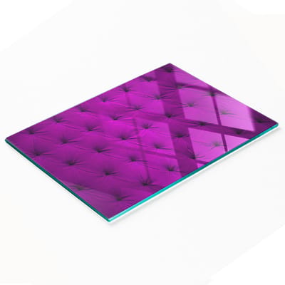 Decoratieve glazen snijplank voor in de keuken, fluwelen wandbekleding, 80x52 cm