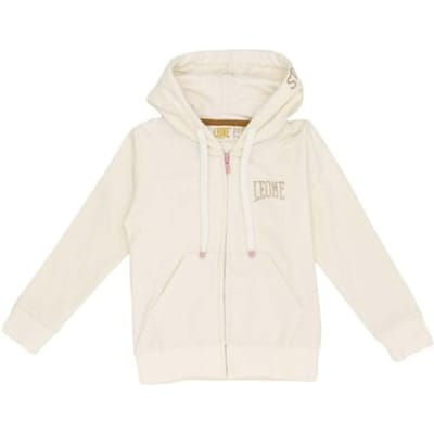 Capuchon sweaters Leone 1947 Girl Hoody Sweatshirt Full Zip Chic Girl