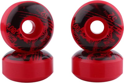 Wielen Set - Skateboard Wielen - Street Tricks - Hoge Elasticiteit - 52mm x 30mm - Rood