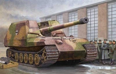 Trumpeter 00378 German Geschützwagen Tiger Bouwpakket Schaal 1:35