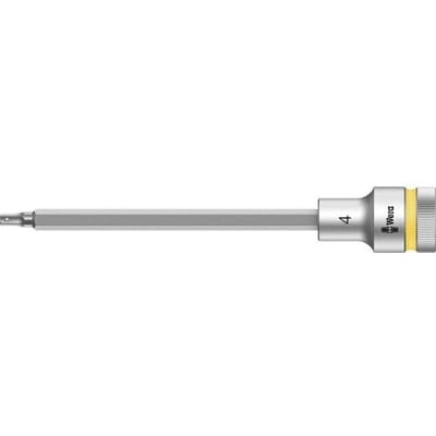 Wera 05003840001 8740 C HF Binnenzeskant Zyklop Bitdop met 1/2-aandrijving met vasthoudfunctie 4 x 140mm