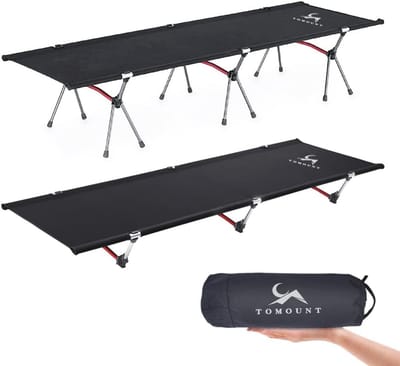 Lichtgewicht Campingbed en Inklapbare Campingstoel - Compact Reisbed voor Buiten en Tenten