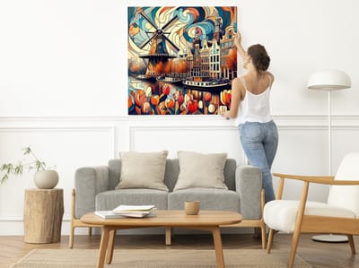 Kunstprint | Wanddecoratie | Dibond | 80 × 80 cm