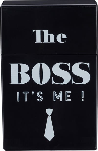 Sigarettendoosjes Zwart Big Boss - 20 Sigaretten -Luxe Sigarettenhouder