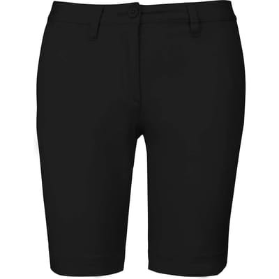 Kariban Dames chino bermudashorts K751 - Black - 36 NL (38 FR)