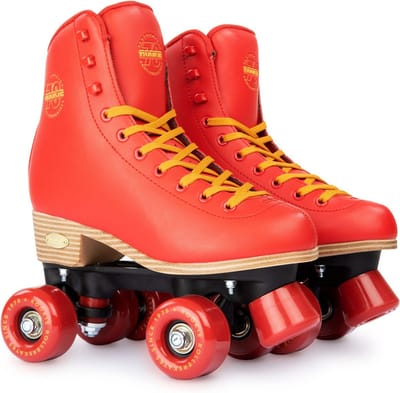 ROOKIE Classic 78 Rolschaatsen / Rollerskates - Vegan vriendelijk - ABEC-7 - Rood - Maat: 39,5