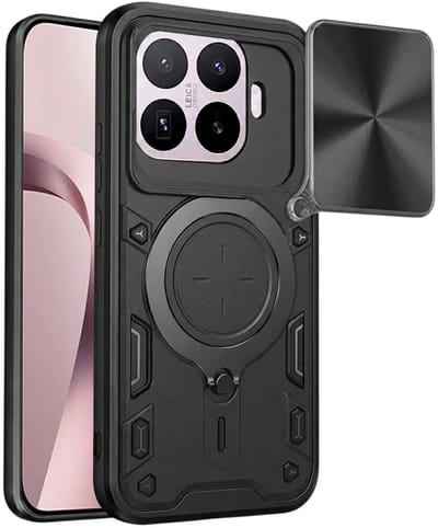 Hoesje geschikt voor Xiaomi 17T - Techsuit CamGuard Pro Back Cover - Zwart