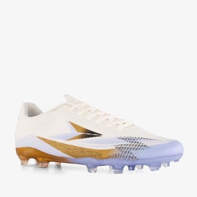 Dutchy Ultimate heren voetbalschoenen FG wit goud - Maat 39 - Uitneembare zool