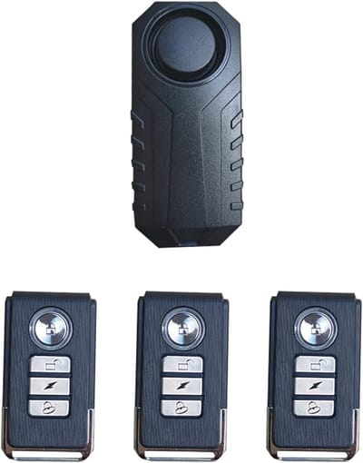 Fiets Alarm - Diefstal Beveiliging - Voertuig Beveiligen - Waterdicht IP66 - 113dB Volume - Zwart