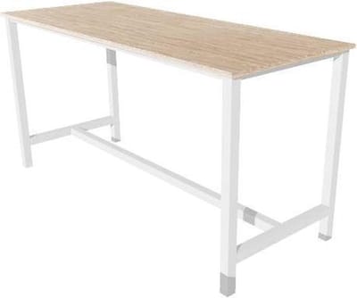 Schaffenburg Sta Tafel - Domino Basic 180 x 80 lindb. eik - wit frame