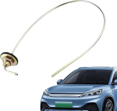 Parkeer Verwarmer Olie Opvanger - Luchtafvoer Oliepijp - Voertuig Onderhoud - Geoptimaliseerde Oliebewaking - 60 cm Lengte - Zwart