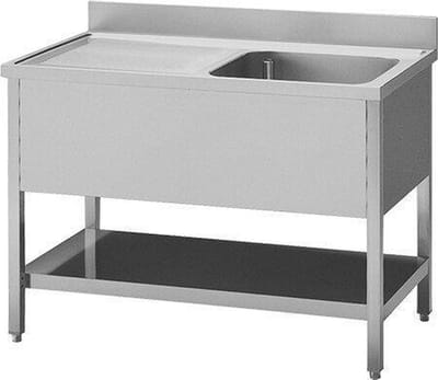 Spoel Tafel 120cm - Multinox 317123 - Horeca & Professioneel