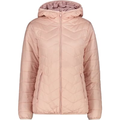 Donsjack met capuchon en diagonale stiksels voor dames CMP