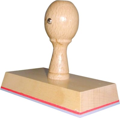 Handstempel 100x50 Mm - Stempels - Stempels volwassenen - Snelle Levering