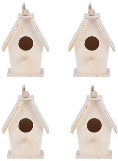 Dailygoody - Houten Vogelnest Box - Vogelhuisje voor Kleine Vogels