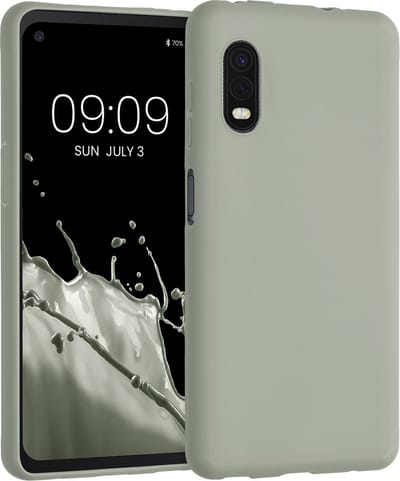 kwmobile telefoonhoesje geschikt voor Samsung Galaxy Xcover Pro - Hoesje voor smartphone - Back cover in grijsgroen