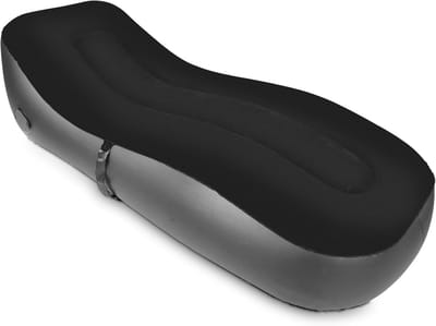 Opblaasbare bank voor binnen en buiten - Luchtbed met elektrische pomp (180 x 70 x 50 cm)