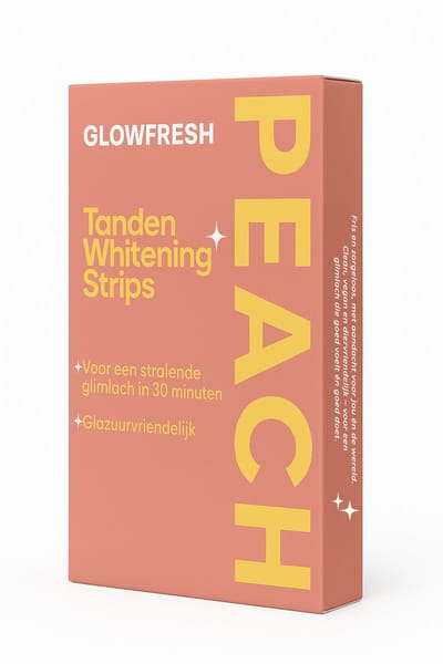 Glowfresh Whitening Strips – PAP+ Whitening Strips - Tandenstrips - Vegan - White Strips - Witte Tanden - 7 Behandelingen