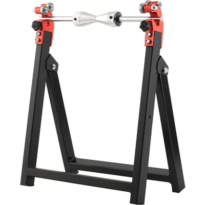 Opvouwbare Motorfiets 5 *23 Wiel Statische Balancer Uitlijnen Balanceren Bandenstandaard wit
