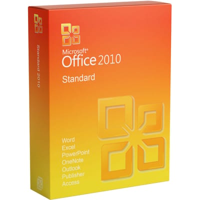 Microsoft Office 2010 Standard