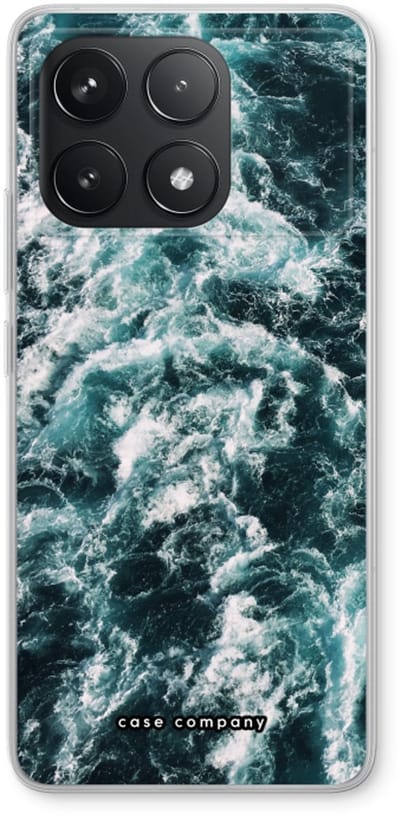 Case Company® - Hoesje geschikt voor Xiaomi Poco F6 Pro hoesje - Zee golf - Soft Cover Telefoonhoesje - Bescherming aan alle Kanten en Schermrand