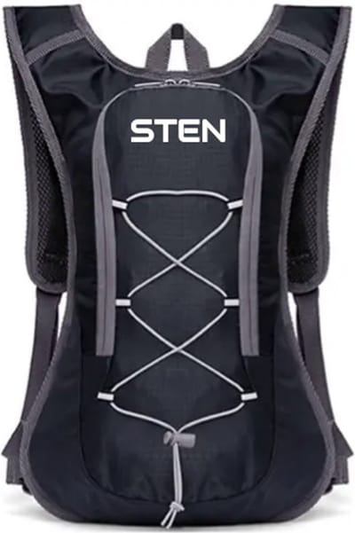 STEN Rugzak Met Waterzak - Drinkwater tas - 2 Liter - Mountainbike - Hardlopen - Trailrun - Zwart